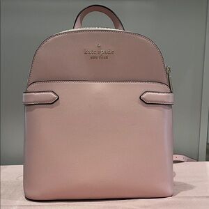 kate spade New York Blush Pink Saffiano Leather Backpack